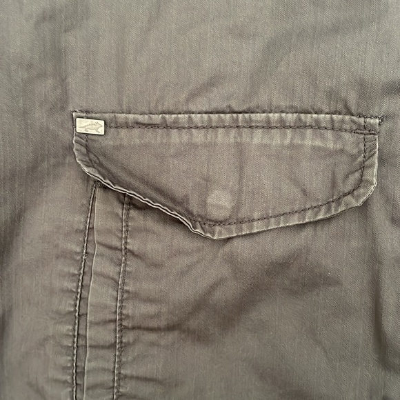 Horny Toad Flannel Lined Utility Jacket Coat Women’s Large Organic Cotton - Picture 4 of 16